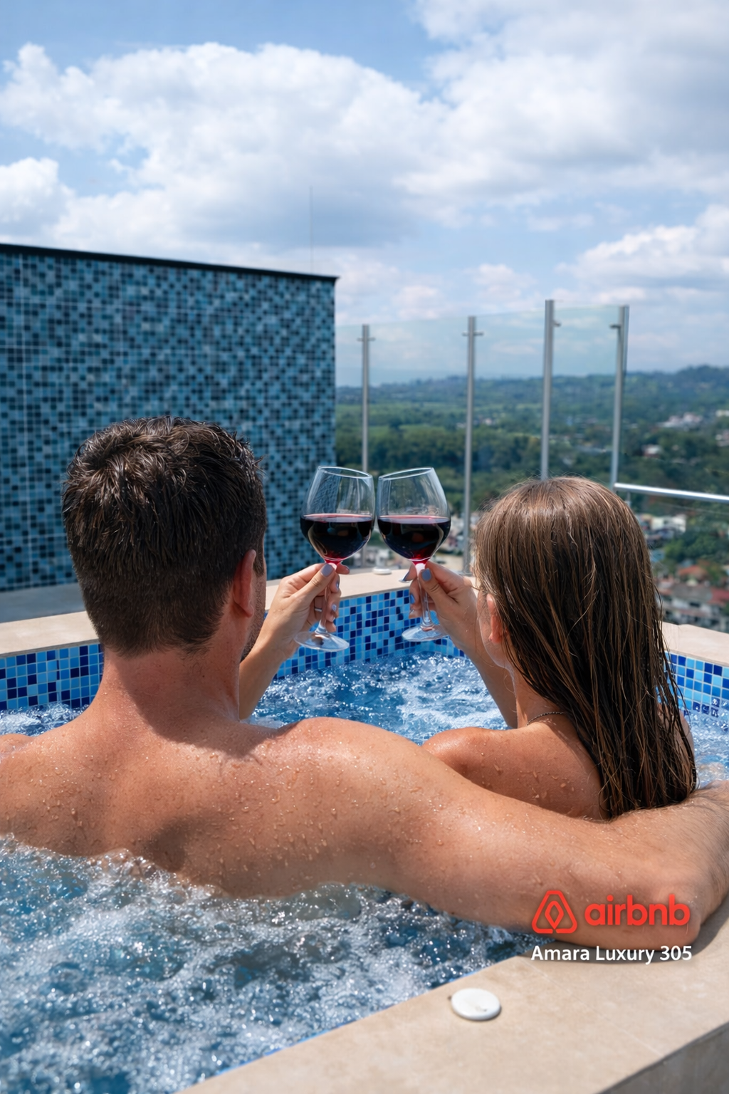 Rooftop: piscina y gimnasio